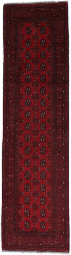Afghan Tappeto 290x80 (Afghanistan) Annodato A Mano
