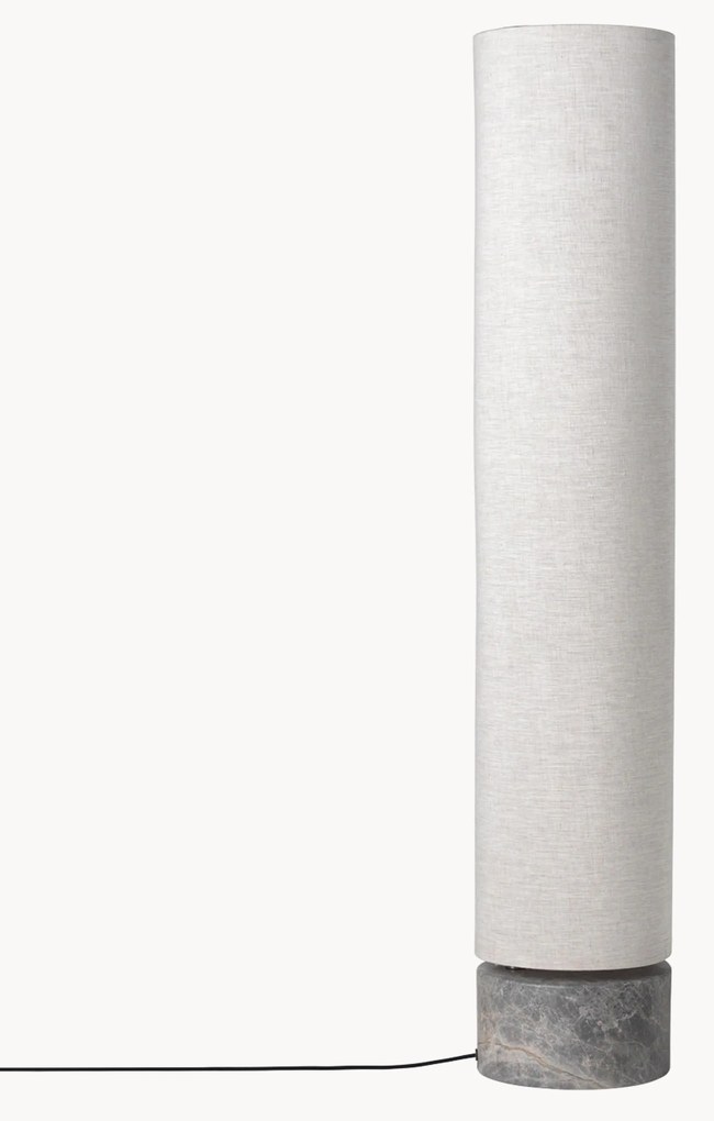 Lampada da terra a LED con luce regolabile e base in marmo Unbound, varie misure