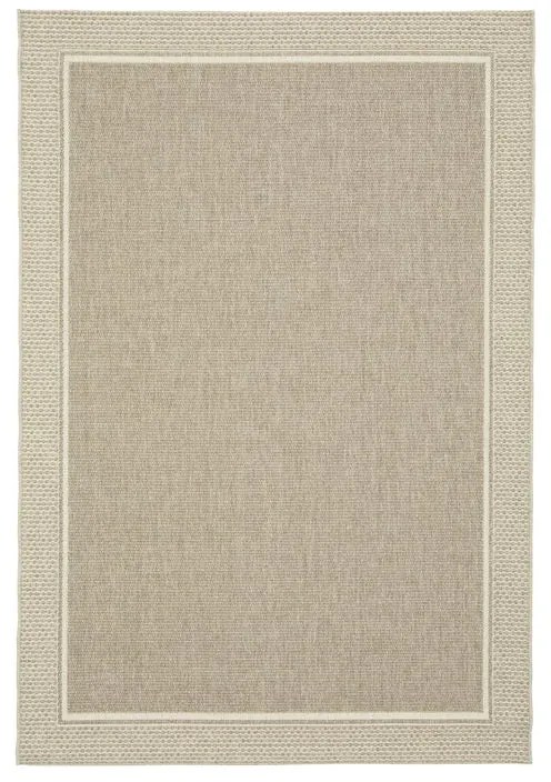 Tappeto Emma geometrico beige, L 230 x L 160 cm