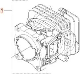 Cilindro Kit 501015801 Originale Husqvarna