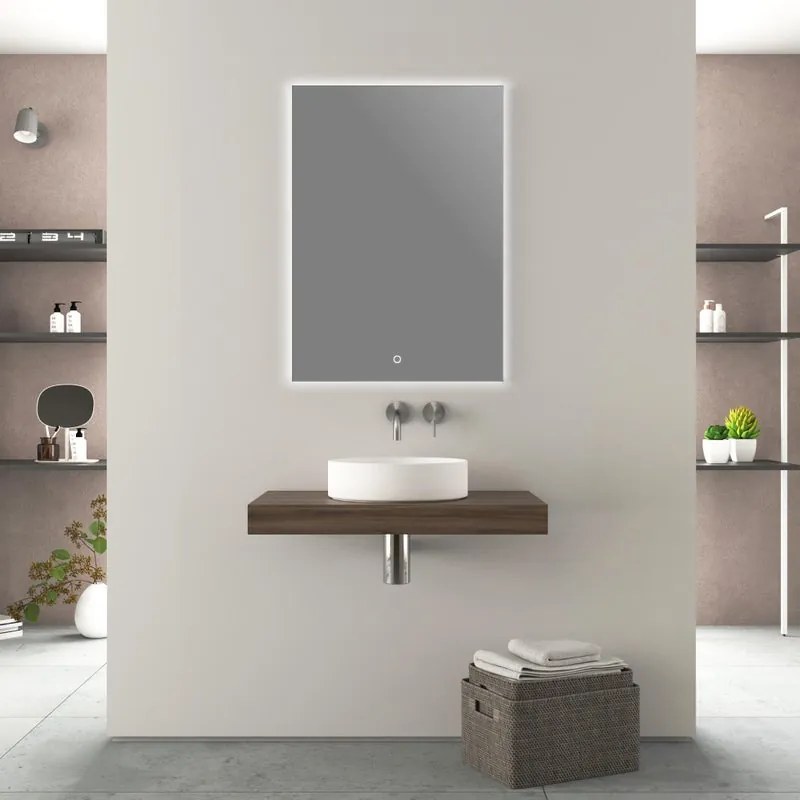 Piano con lavabo da appoggio BADEN HAUS in MDF