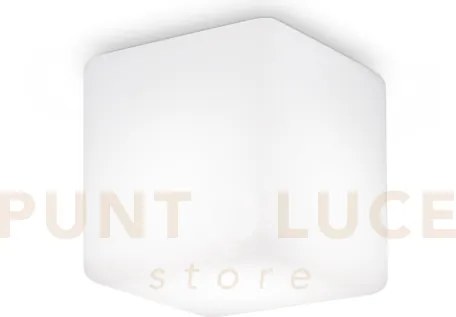Luna plafoniera da esterno ip44 1 luce attacco e27 20x20cm