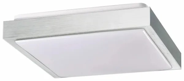 Plafoniera KAZIMIERZ 2xE27/20W/230V 29,5x29,5 cm argento