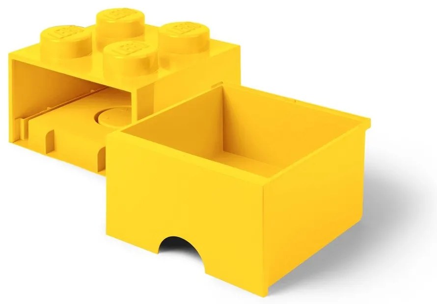 Contenitore giallo con cassetto - LEGO®