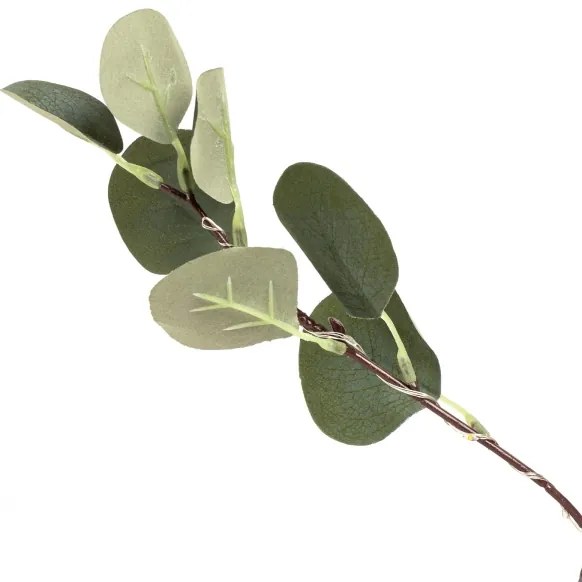 Aigostar - Decorazione solare a LED 210xLED/3,5m IP65 bianco caldo eucalipto