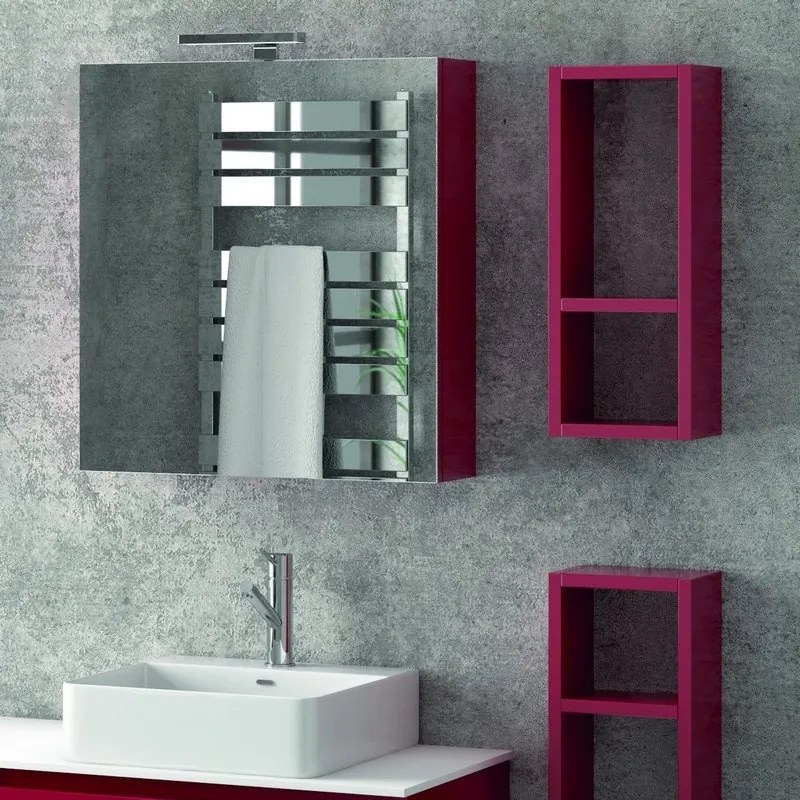 Composizione bagno 175cm sospesa, composta da mobile, due specchi e 2 pensili SP-175B - KAMALU