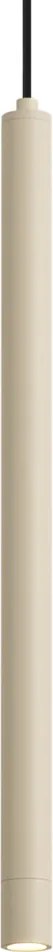 Lampada a sospensione moderna beige con rosone integrato - Chuba
