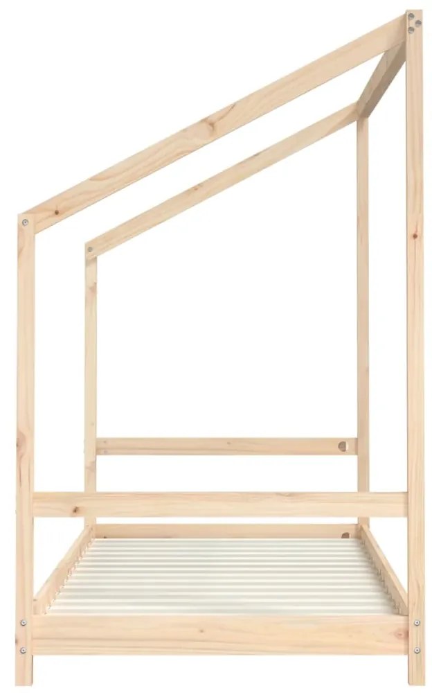 Giroletto per bambini 90x200 cm in legno massello di pino