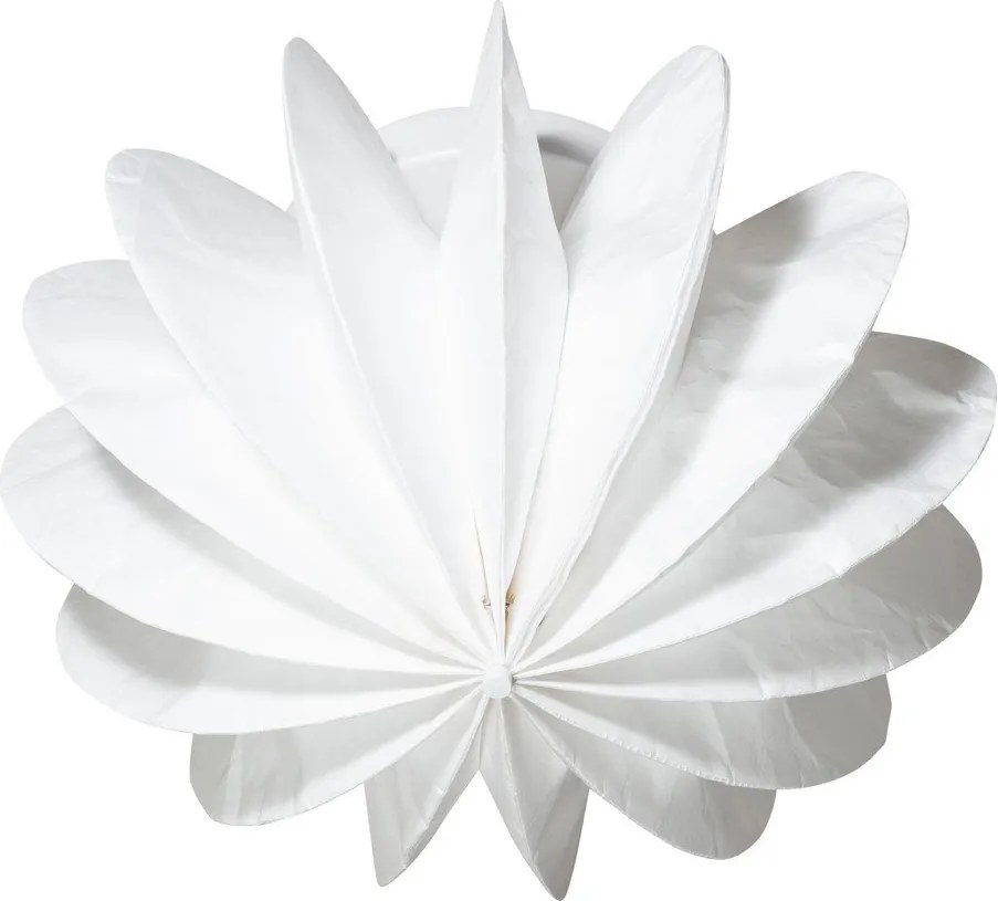 Plafoniera bianca con paralume in carta ø 40 cm Dalia – WOOOD
