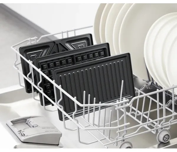 Tefal - Macchina per i panini ULTRA COMPACT 3in1 700W/230V nero/cromo