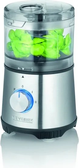 Severin KM 3865 - Tritatutto per alimenti 400W/230V acciaio inox/nero