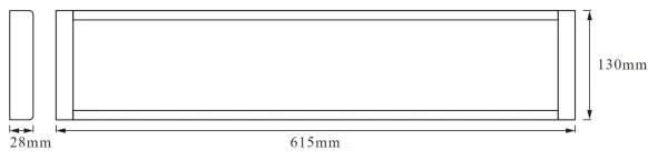Osram - Plafoniera LED OFFICE LINE LED/25W/230V 61,5 cm