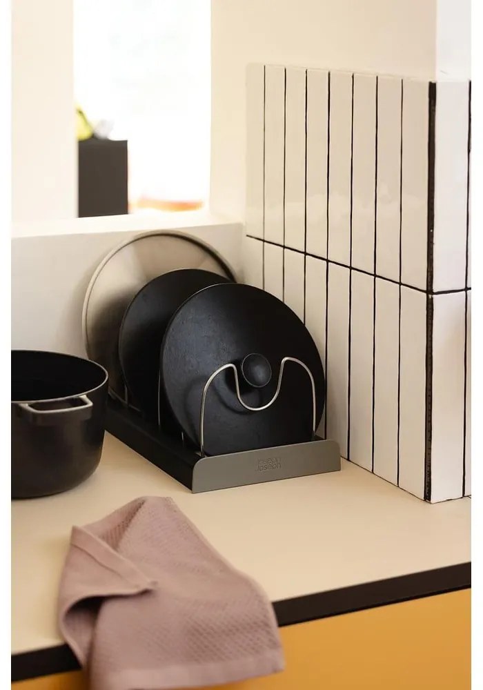 Organizer grigio per coperchi o pentole - Joseph Joseph