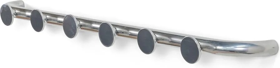 Attaccapanni da parete argentato in metallo 75 cm Retro – Spinder Design