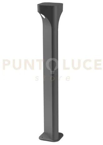 Ges942-  paletto led 4000k 501lm 11w grigio antracite ip65 80cm