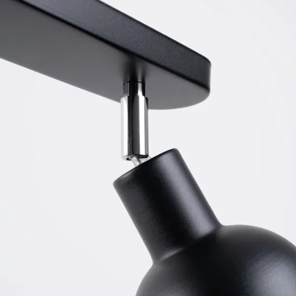 Sollux SL.1317 - Faretto ELBA 2xE27/15W/230V nero