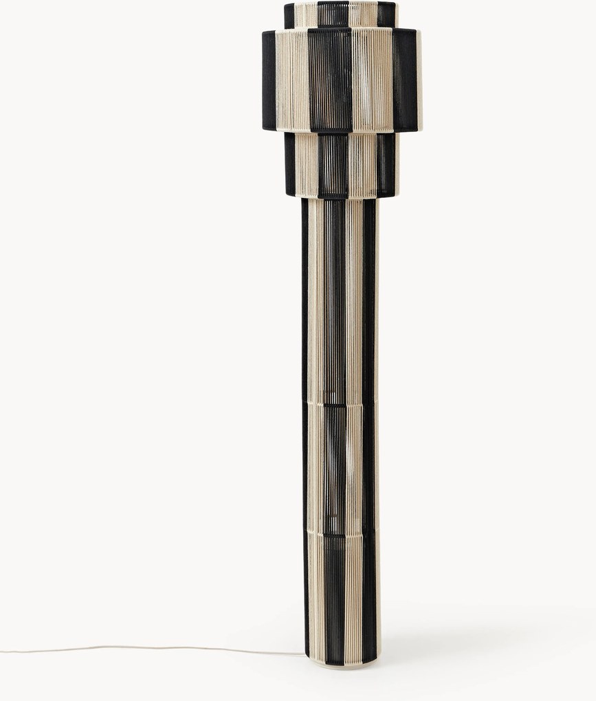 Lampada da terra in lino Lace