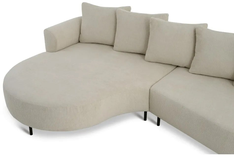 Divano angolare beige (angolo sinistro) Vitoria - Scandic