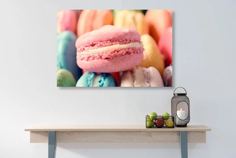 Quadro su tela – Macaron colorati