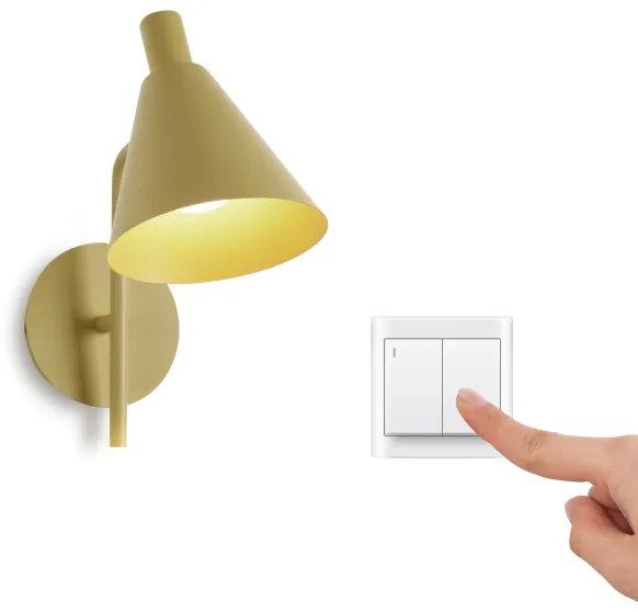 Brilagi - Applique a LED LUCERA LED/3W/230V giallo