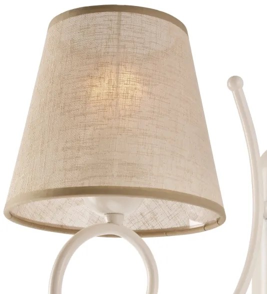 Paralume di ricambio LORENZO E27 diametro 16 cm beige