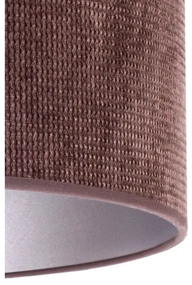 Duolla - Lampada da tavolo LYON 1xE27/15W/230V diametro 30 cm marrone