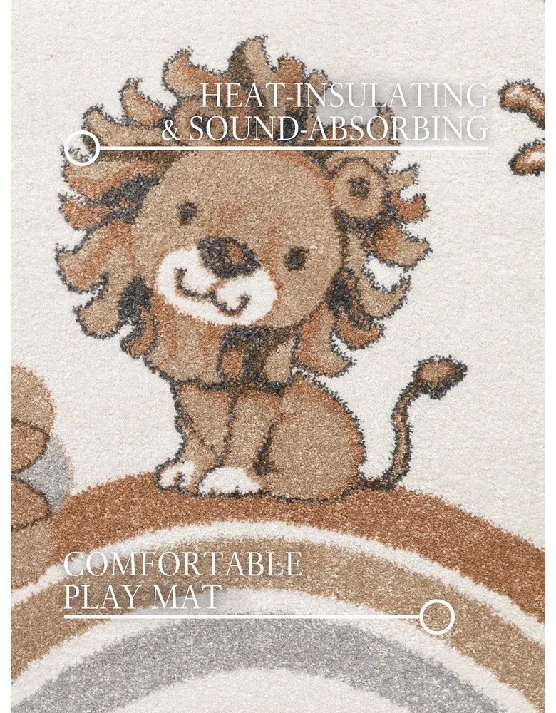 Tappeto per bambini crema ø160 cm Roar like a Lion - Villeroy&amp;Boch