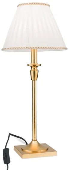 Orion LA 4-1049/1 - Lampada da tavolo FONSA 1xE27/60W/230V bianco/oro