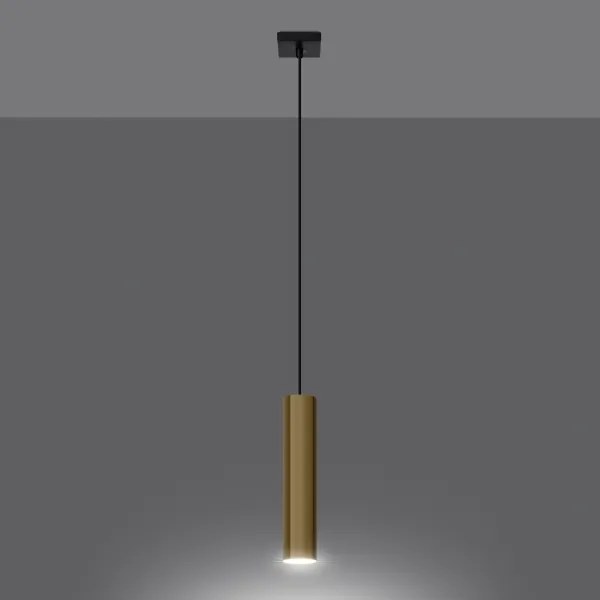 Sollux SL.1200 - Lampadario a sospensione con filo LAGOS 1xGU10/10W/230V oro