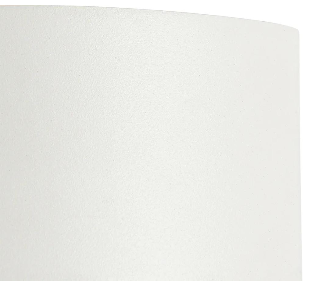 Lampada da parete per esterno bianca con LED a 4 luci IP54 - Silly