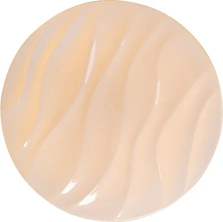 Plafoniera bianca 38 cm con LED e telecomando - Damla