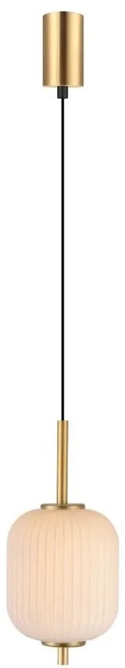 Zuma Line 003064-034751 - Lampadario LED sospeso su cavo AKARI LED/6,5W/230V Ø 13 cm oro