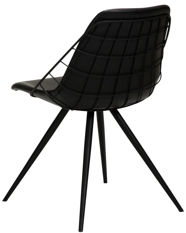 Sedia da pranzo in similpelle nera Sway - DAN-FORM Denmark