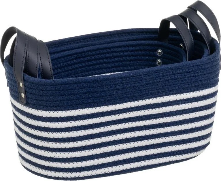 Set di cesti in tessuto 3 pz 38x22x20 cm – Casa Selección