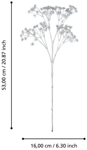 Eglo 428349 - Fiore artificiale MIADOL 53 cm argento