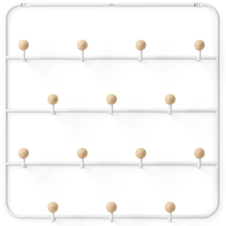 Appendiabiti in metallo bianco naturale 36 cm Estique - Umbra
