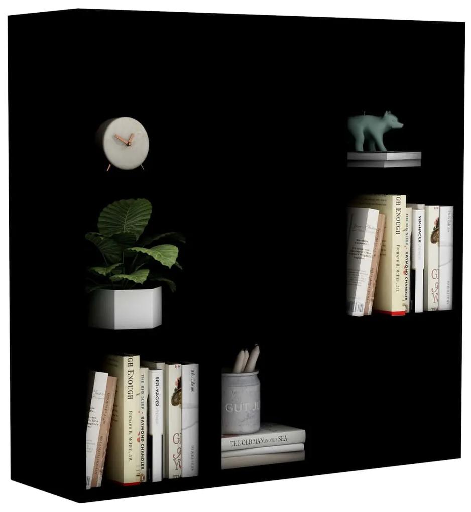 Libreria nera 98x30x98 cm in truciolato