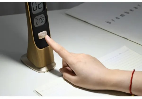 Immax 08982L -LED Lampada da tavolo ricaricabile dimmerabile LED/5W/5V oro