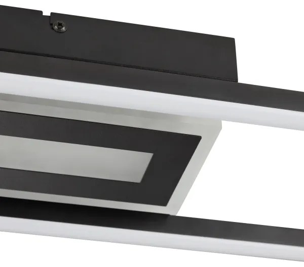Brilliant-LED RGBW dimmerabile plafoniera BESSON LED/20W/230V 3000-6500K nero+ con telecomando