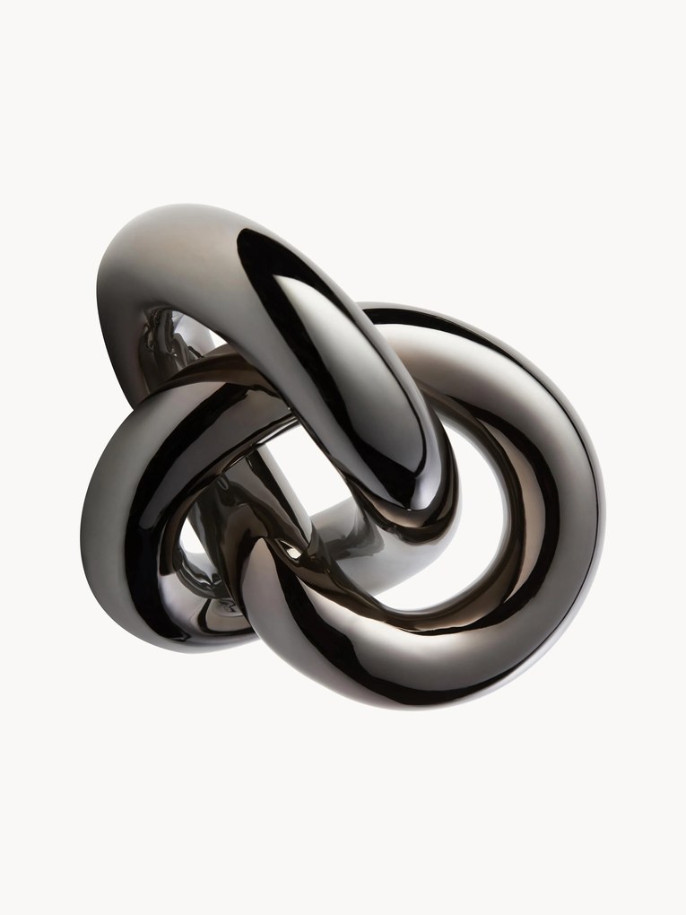 Oggetto decorativo fatto a mano Knot, alt. 9 cm