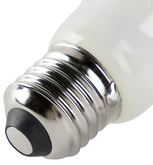 Set di 5 lampadine LED dimmerabili E27 vetro opalino 7W 806 lm 2200K