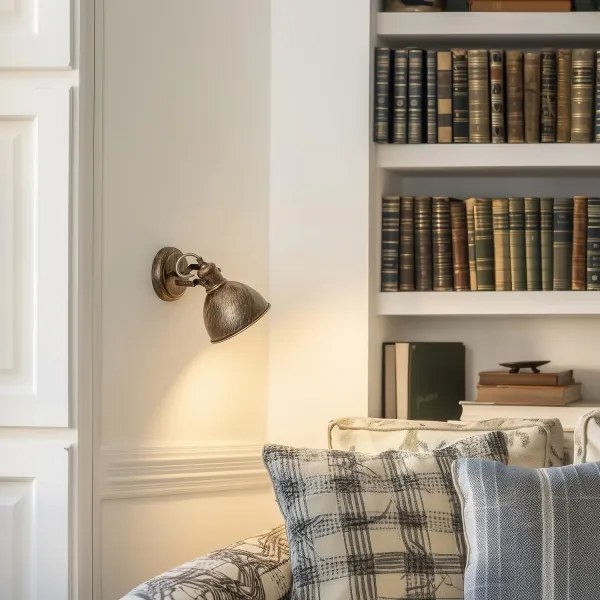 Brilagi - Faretto da parete TECHNO 1xE27/60W/230V bronzo/patina