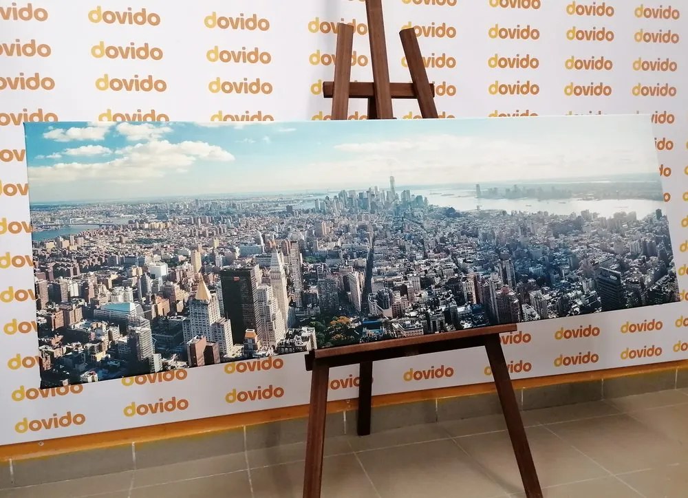 Quadro su tela – Vista sul centro incantevole di New York