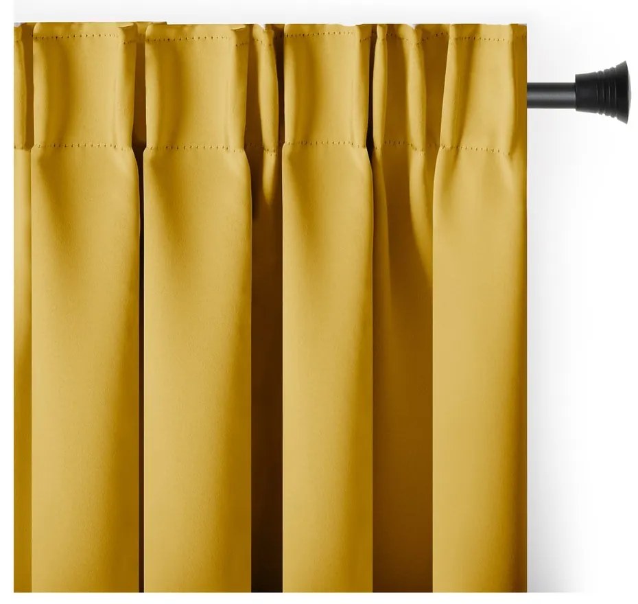 Tenda parzialmente oscurante gialla 140x245 cm Kierra – Restilo