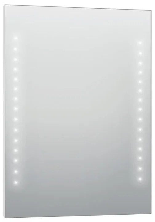 Specchio con illuminazione integrata bagno rettangolare Hollywood SENSEA L 60 x H 80 x P 2.5 cm