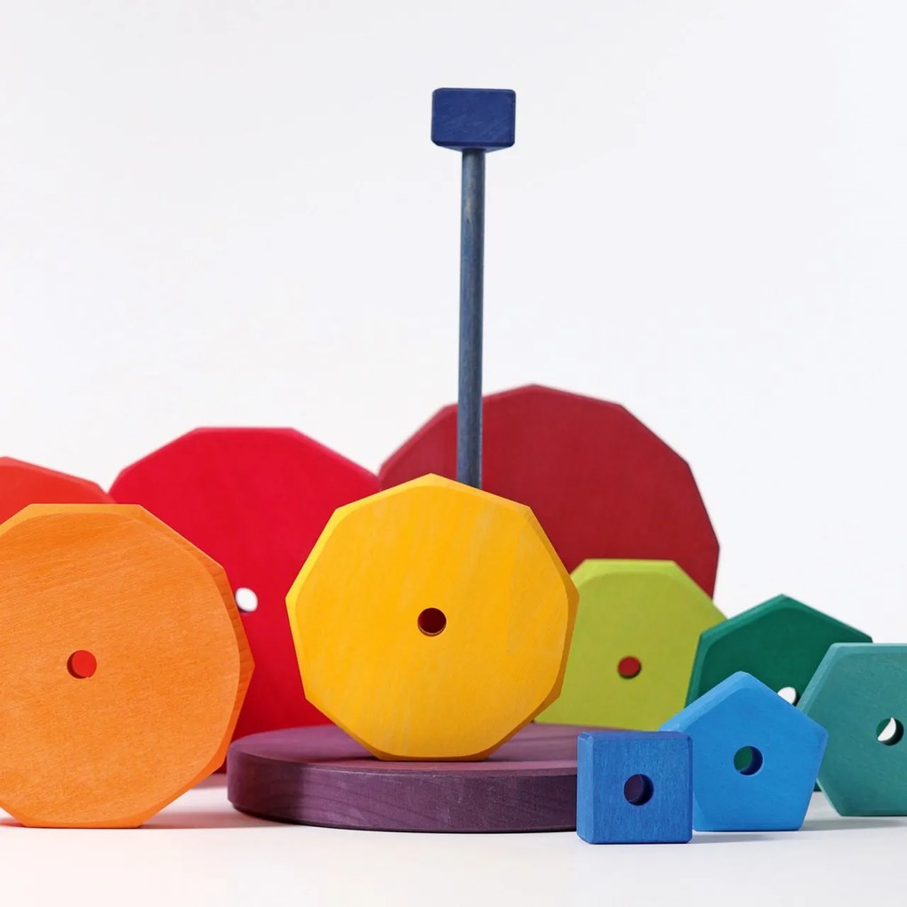 Grimm's - Grande torre impilabile geometrica