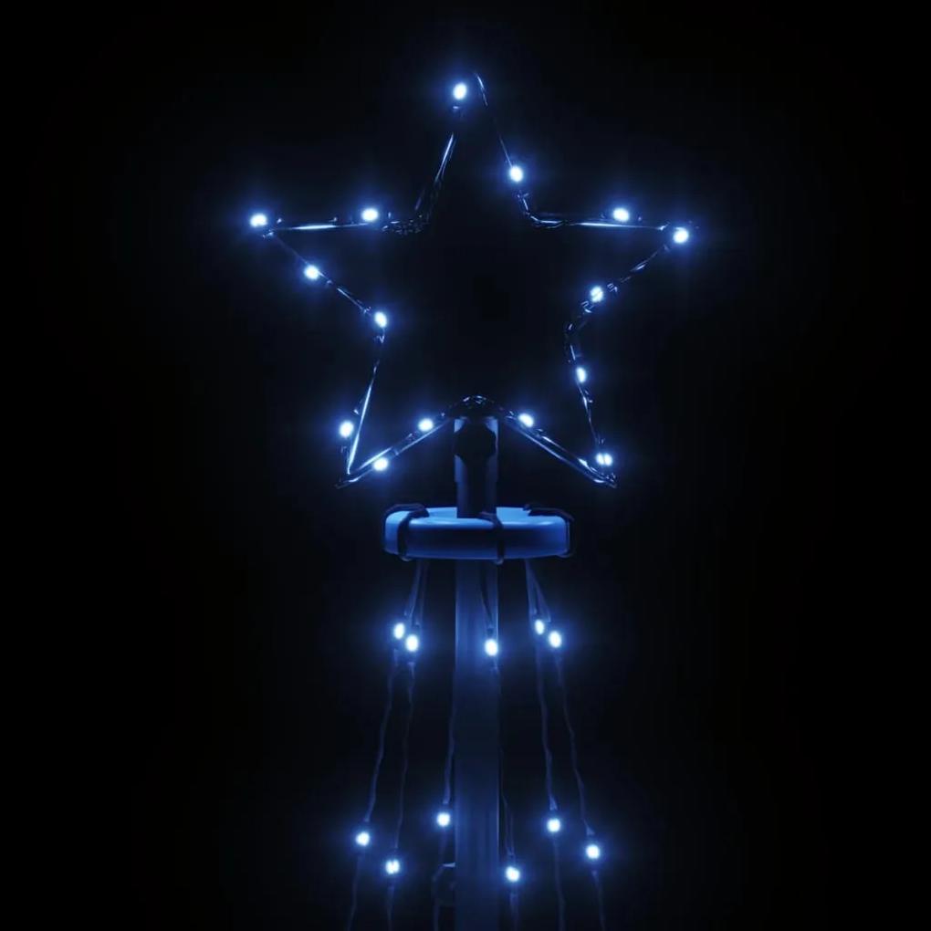 Albero di Natale a Cono Blu 108 LED 70x180 cm