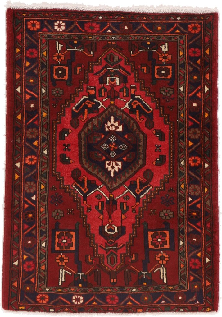 Hamedan Tappeto persiano 100x140 (Iran) Annodato A Mano