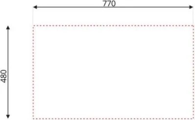 Lavello Cucina Da Appoggio In Acciaio Inox 79x50 Cm 1 Vasca Sinistro