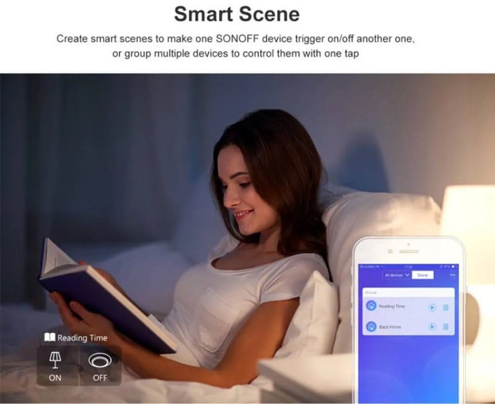Interruttore Smart WiFi 3 tasti scatola 503 SONOFF TX Serie Colore Bianco